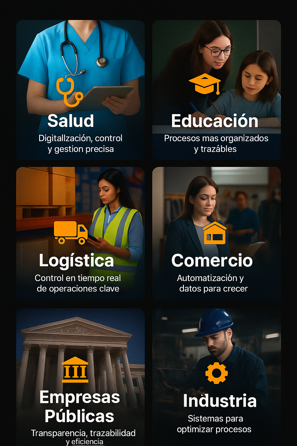 Sectores donde trabajamos